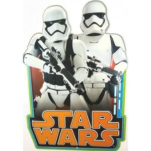 Star Wars Stormtrooper Tin Sign Logo GeekCorp Sci-Fi Corp Pop Culture
